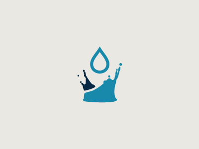 Overflow logo icon branding drop icon logo overflow water