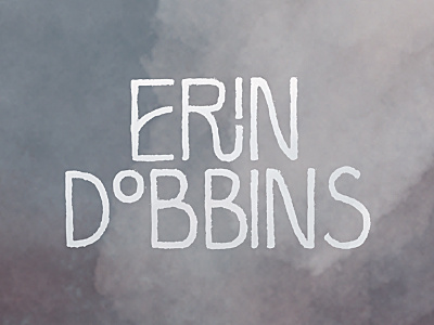 Erin Dobbins Logo branding dobbins erin identity illustration logo watercolor