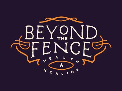 Beyond the Fence 1 hand drawn healing health illustration logo sketch