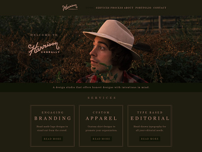 Harrison Connally Website Design