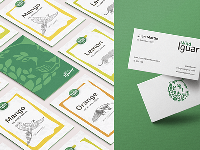 Wild Iguar | Branding branding design graphic design ice tea illustration labels logo redesign