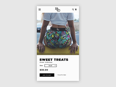 Sweet Treats - PSD Mobile UI WIP