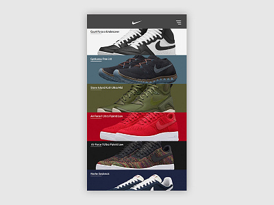 Nike - Shoe Product Page