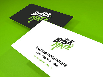 Brisk Mate - Business card concept branding brisk business card gaming guidelines logo mate optic sponsor tea vector