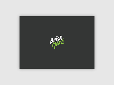 Brisk Mate - Branding Guidelines - Logo branding brisk concept design gaming green logo mate optic sponsor tea wall