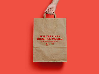 Taco Bell x Door Dash Bag Concept bag bell concept dash delivery door food marketing mockup red taco tb