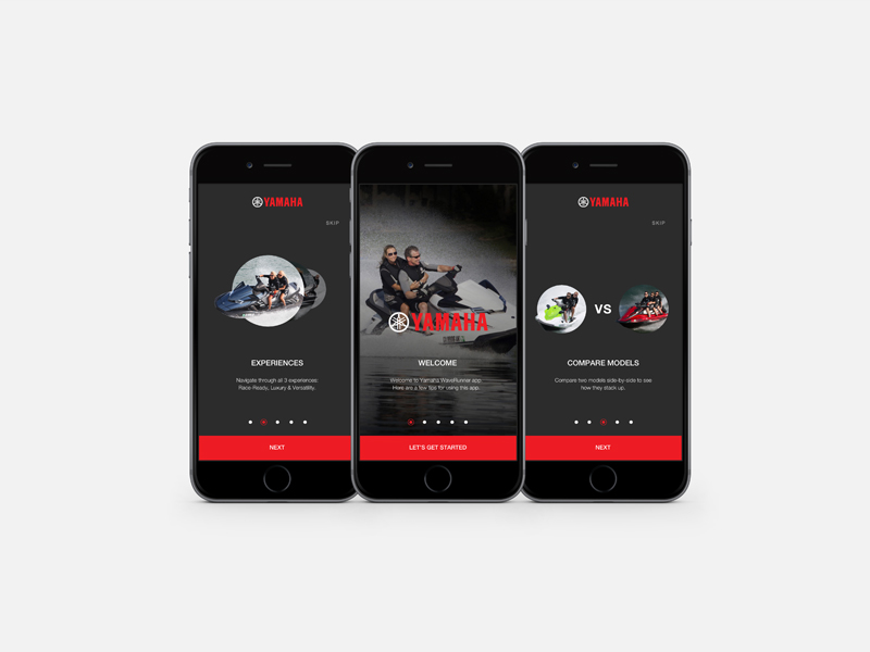 Download Yamaha Onboarding iPhone - WaveRunners Mockup by Leo ...