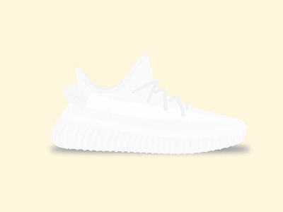 Yeezy Boost 350 V2 - Creams 350 adidas boost creams illustration kanye shoe v2 vector yeezy