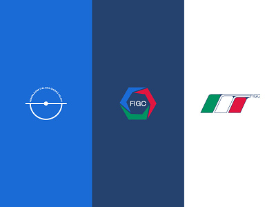 FIGC - Alternative logo proposals badge brand design brand identity branding crest design football graphic design logo logo design soccer visual identity