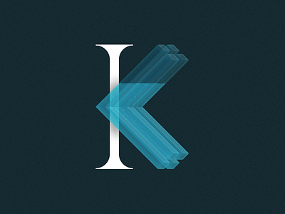 K is the word abstract challenge days of type font illustration illustrator type design typeface typography