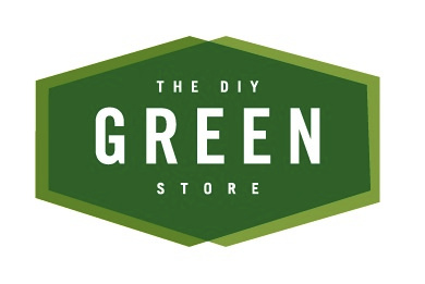 Green green hexagon logo trade gothic