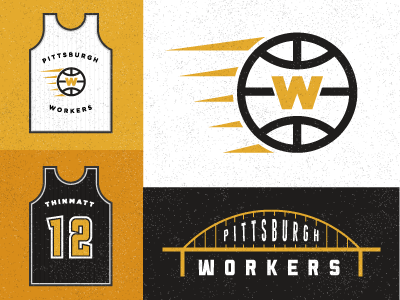 Pittsburgh Workers basketball franchise gotham pittsburgh workers sullivan united pixel workers