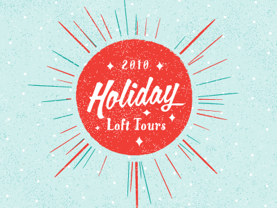 Holiday loft Tours blue calgary circle holiday red snow trithart
