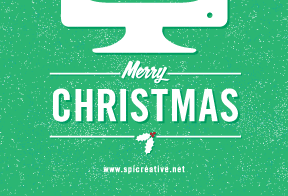 An SPI Christmas - Alt berry calgary script christmas green holly leaf red texture trade gothic condensed no. 20