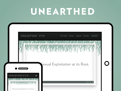Unearthed Pictures Launch launch responsive retina unearthed website