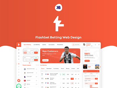 ⚽ Flashbet - Betting Web Design