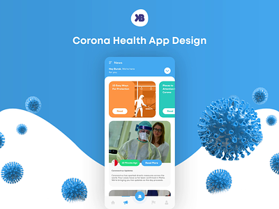 Corona Health App Design corona covid 19 health app mobile design