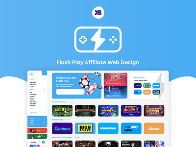 Flash Play Affiliate Web Design casino live casino lotto provider sportsbook webdesign