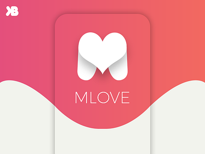 Mlove Logo Design chat logo logo