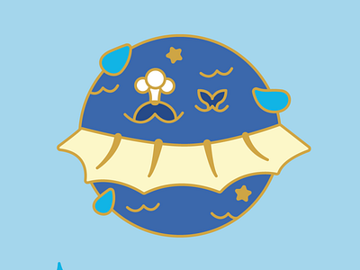 Vaporeon Enamel Pin!