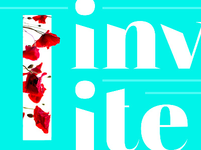 Invite! dribbble invite dribbble invite giveaway flowers fluo invite