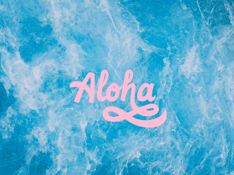 Dribbble - aloha.jpg by Frédéric Lanthier.