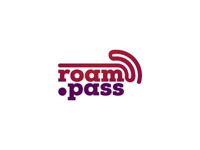 roampass abu branding design graphicdesign logo logotype roampass wordmark