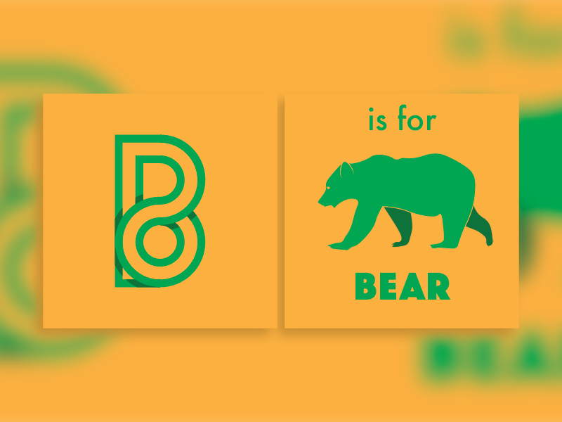 B Is For Bear By Gerard Bowes On Dribbble