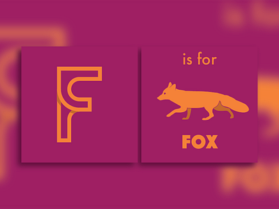 F is for Fox