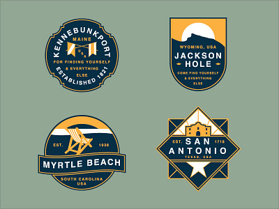 TRAVEL BADGES adventure badges explore outdoors resort travel