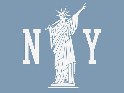 Lady Liberty - N.Y. babe bambino baseball liberty new york nyc ruth statue yankees
