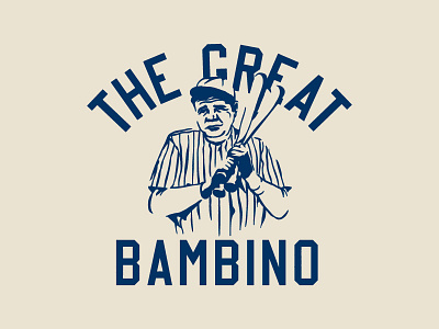 The Great Bambino babe ruth bambino baseball legends ruth world series yankees yn ync