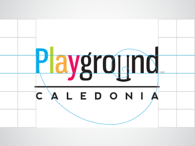 Playground ball pool bright childs play colours kids logo design playcentre playground scotland swing typography