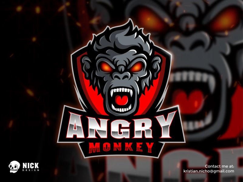 Angry Monkey By Kristian Nicho On Dribbble