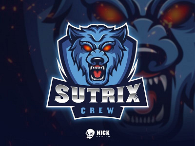 WOLF best logo branding character design esport esport logo gaming gaming logo illustration logo mascot mascot logos sport logo sports squad stickers streamer team twitch wolf logo