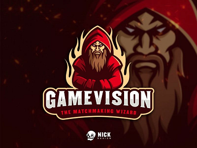 Wizard Esport Logo branding character design cloak design esport logo esports games gaming gaming logo illustration logo logo game magician mascot sport logo sports streamer team logo twitch wizard