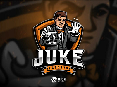 Juke Esport Logo branding character design design esport logo esports fornite games gaming gaming logo illustration logo magician mascot pubg sport branding sport logo sports streamer twitch youtubers