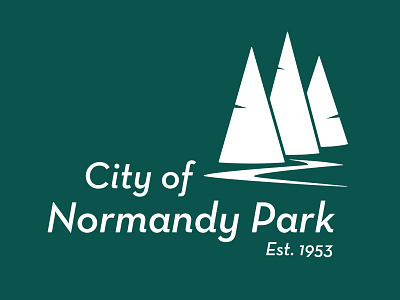 Normandy Park City Logo Concept brand concept logo