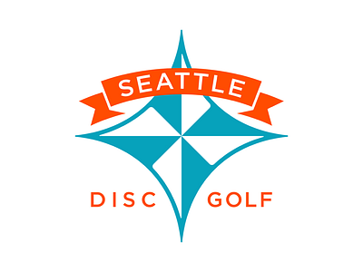 Seattle Disc Golf brand concept logo