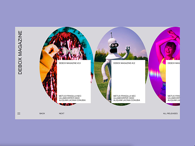 Debox – magazine web template animation creative design magazine modern slider ui web webdesig website