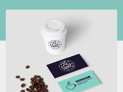 LeVent branding coffee design food identity logo typography