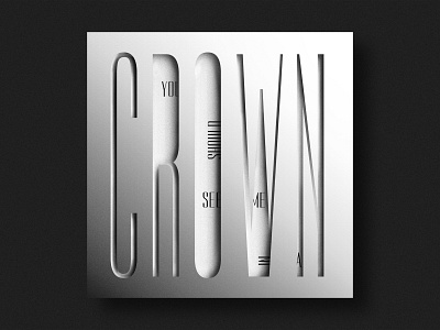Typolyrics 2 black and white design app grain laser cut music typography typolyrics