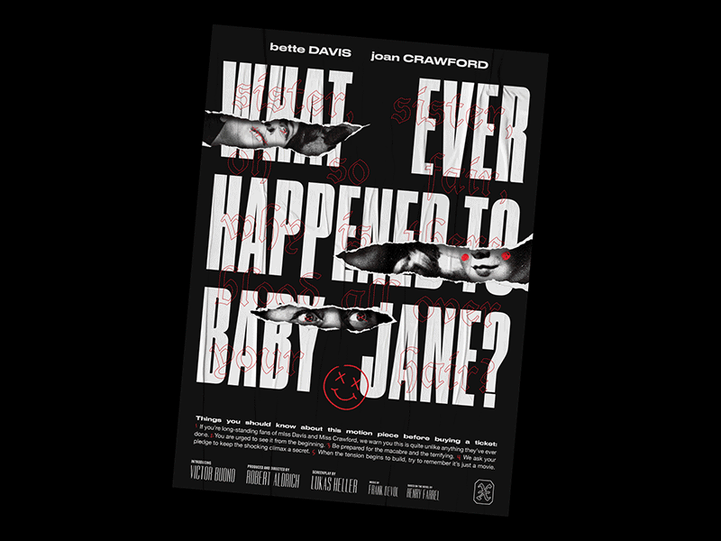 Noir-Inspired Film Poster Series typography film dailies poster challenge poster a day design black and white