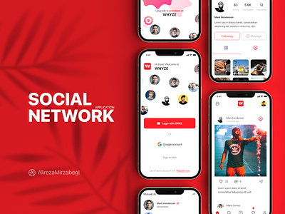 Design SOCIAL NETWORK Application