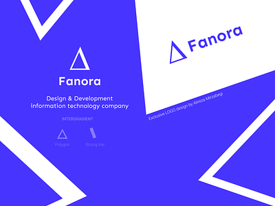 Fanora Logo Design branding illustration illustrations illustrator logo logo design ui design