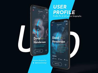 User Profile UI/UX Design by Alireza Mirzabegi on Dribbble