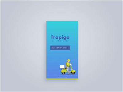 Trapigo Food Delivery Android App android food delivery ui ux