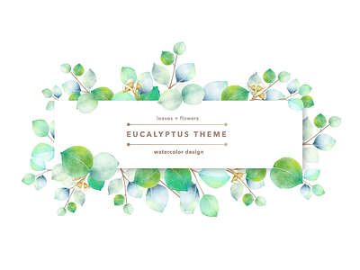 eucalyptus watercolor card design eucalyptus floral volcebyyou watercolor wedding