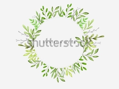 Green Leaves Branches Frame Design 99designs branches cherry blossom design dog floral green illustration leaves llama logo realist rose simple typography unicorn volcebyyou watercolor wedding wpap