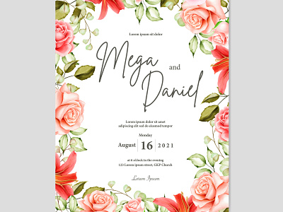 watercolor floral frame and background multi purpose background background beautiful birthday celebration color design elegant floral flower frame illustration invitation invite leaves nature party summer texture watercolor wedding